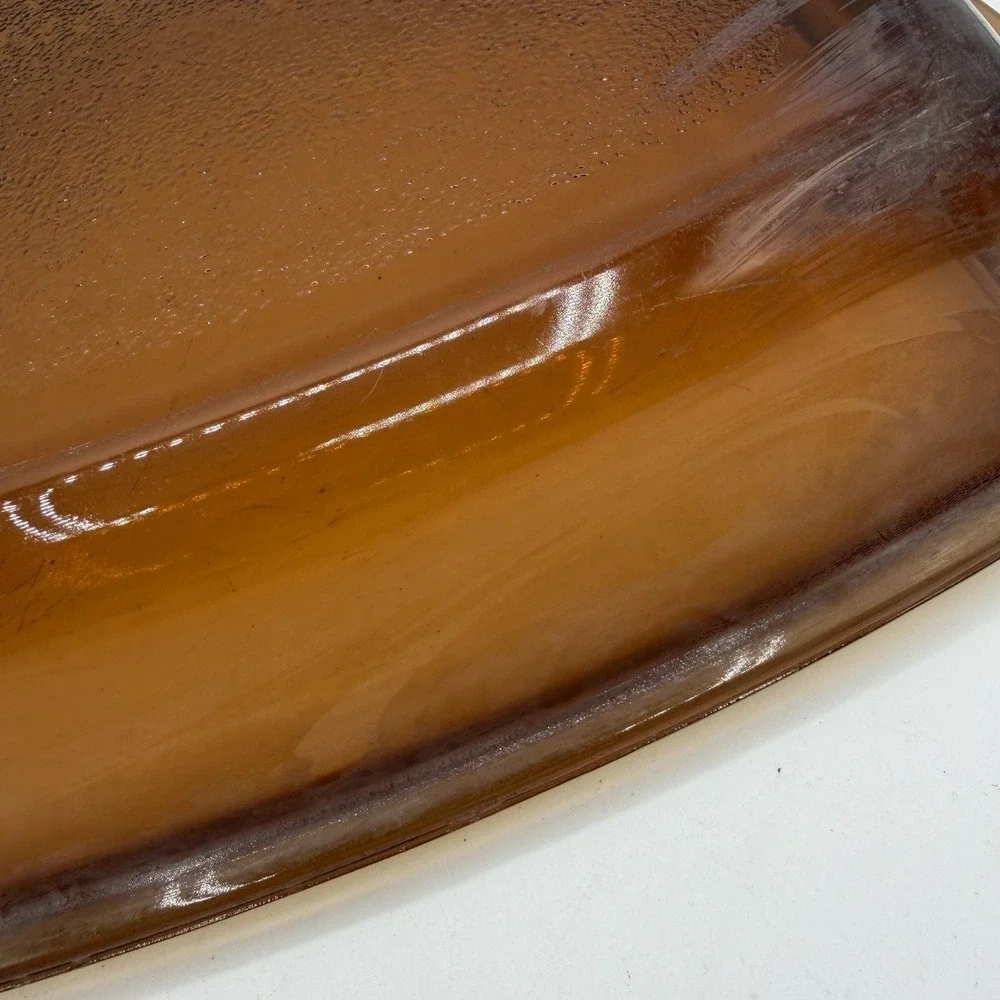 Vintage West Bend Slow Cooker Replacement Glass Lid Amber 4 to 6 Qt